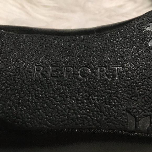 Report Tolly Black Rosette Open Toe Heels – Sz 9 - Picture 10 of 13